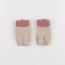 Vertbaudet - gants rose - 4/6 ans