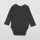 H&M - body gris - 9/12 mois