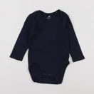 H&M - body bleu - 12 mois