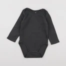 H&M - body gris - 12 mois