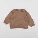 H&M - sweat marron - 18 mois