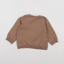 H&M - sweat marron - 18 mois