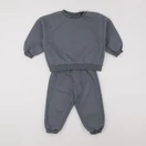 H&M - ensemble bleu - 18/24 mois