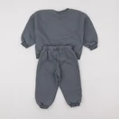 H&M - ensemble bleu - 18/24 mois