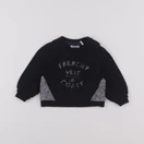 IKKS - sweat bleu - 12 mois