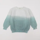 Vertbaudet - pull blanc, bleu - 8 ans