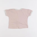 Vertbaudet - tee-shirt rose - 6 mois