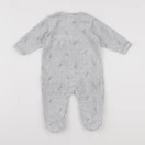 Vertbaudet - pyjama velours gris - 6 mois
