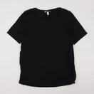 H&M - tee-shirt grossesse noir - l