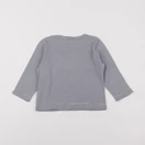 Petit Bateau - maillot de corps blanc, bleu - 2 ans