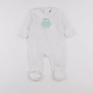 La Redoute - pyjama velours blanc - 9 mois