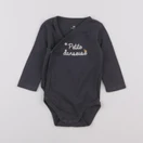 La Redoute - body gris - 9 mois