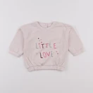 La Redoute - sweat rose - 9 mois