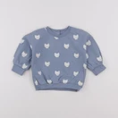 La Redoute - sweat bleu - 9 mois