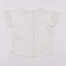 Vertbaudet - tee-shirt blanc - 9 mois
