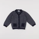 Vertbaudet - gilet bleu - 36 mois
