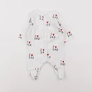 H&M - pyjama coton blanc - 0/1 mois