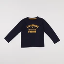 Vertbaudet - tee-shirt bleu - 4 ans
