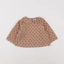 Petit Bateau - blouse marron - 6 mois