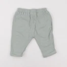 Vertbaudet - pantalon vert - 9 mois