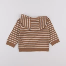 Vertbaudet - sweat marron - 18 mois