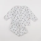 Vertbaudet - pyjama velours blanc - 2 ans
