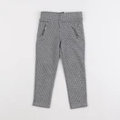 Okaidi - jegging blanc, noir - 3 ans