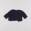 Petit Bateau - gilet bleu - 1 mois