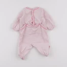Petit Bateau - pyjama coton rose - 1 mois