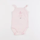 Vertbaudet - body rose - 12 mois