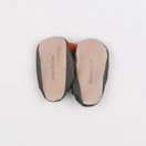Mouflette - chaussons vert - pointure 18/19