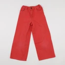 Monoprix - jean rouge - 8 ans