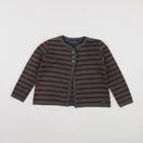 Le Minor - gilet gris, rouge - 8 ans