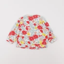 Petit Bateau - gilet multicolore - 12 mois