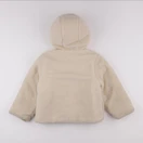 Vertbaudet - doudoune réversible beige, marron - 8 ans