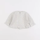 Petit Bateau - gilet gris - 6 mois