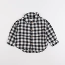 Zara - chemise beige, noir - 9/12 mois