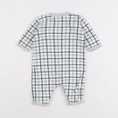Petit Bateau - combinaison coton blanc - 3 mois