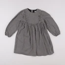 Vertbaudet - robe beige, noir - 8 ans