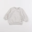 H&M - sweat beige - 6/9 mois