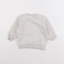 H&M - sweat beige - 6/9 mois