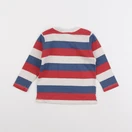H&M - tee-shirt blanc, bleu, rouge - 6/9 mois
