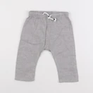 H&M - sarouel gris - 3/6 mois