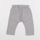H&M - sarouel gris - 3/6 mois