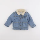 Zara - veste doublé bleu - 9/12 mois