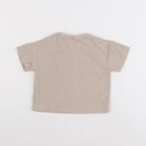 H&M - tee-shirt beige - 3/6 mois