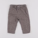 H&M - pantalon gris - 3/6 mois
