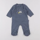 Vertbaudet - pyjama coton bleu - 6 mois