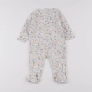 Vertbaudet - pyjama coton bleu - 6 mois