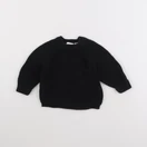 Zara - pull noir - 6/9 mois